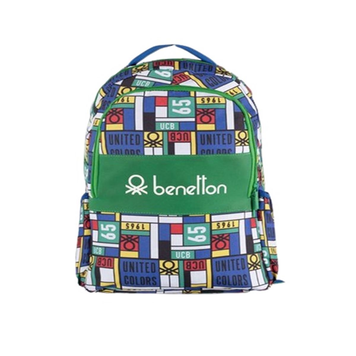 BENETTON OKUL ÇANTASI UNİTED COLORS  76117 ÇİFT BÖLMELİ 1