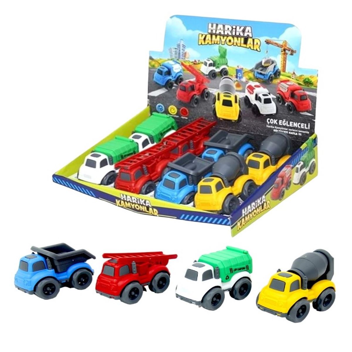 CANEM HARİKA KAMYONLAR CNM19 İŞ MAKİNELERİ 8 Lİ 1