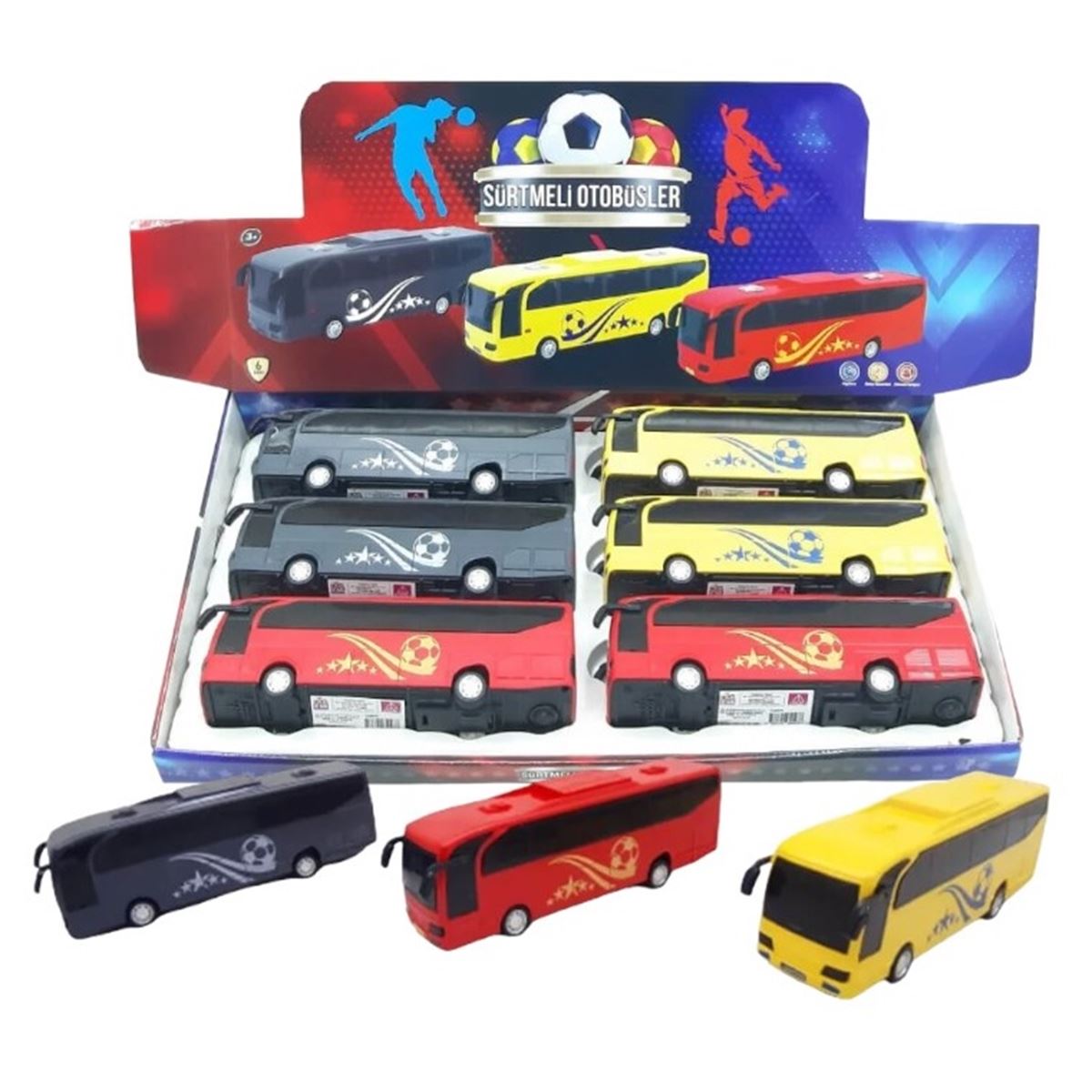 CANEM SÜRTMELİ TARAFTAR OTOBÜSÜ CNM36 6 LI 1