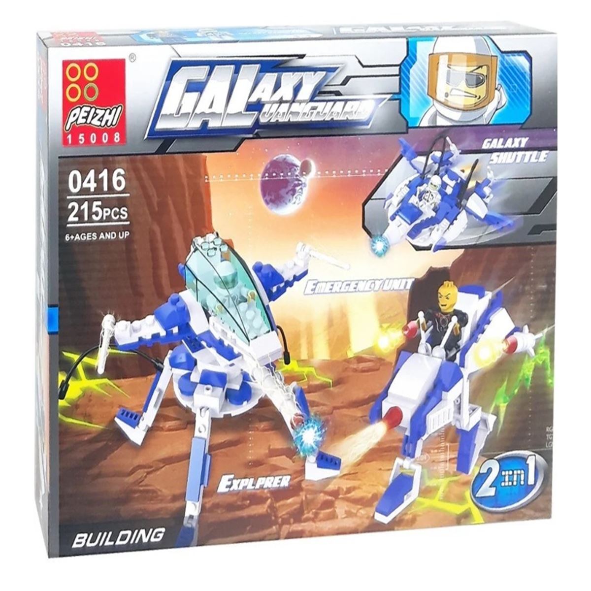 CANEM UZAY ARAÇLARI LEGO 0416 PEİZHİ GALAXY VANGUARD 215 PRÇ 6+ 1