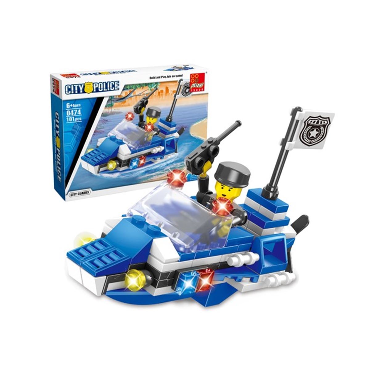 CANEM PEİZHİ LEGO 0476 CİTY POLİCE 4 MODEL 8 Lİ 6+ 1