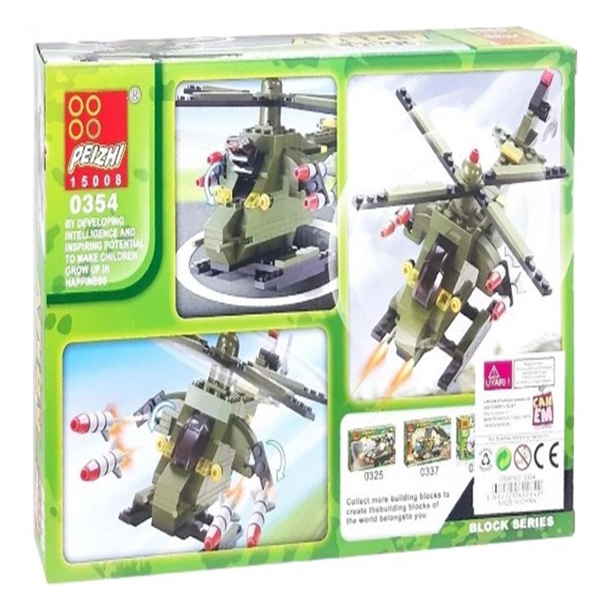CANEM PEİZHİ ASKERİ HELİKOPTER LEGO 0354 159 PRÇ KUTULU 6+ 1