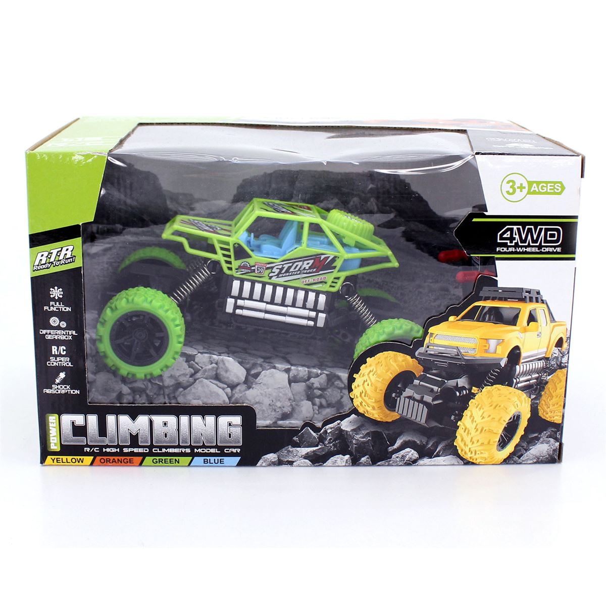 CANEM KUMANDALI ARABA 6918-99 JEEP POWER CLİMBİNG 1:18 PİLLİ 3+ 1
