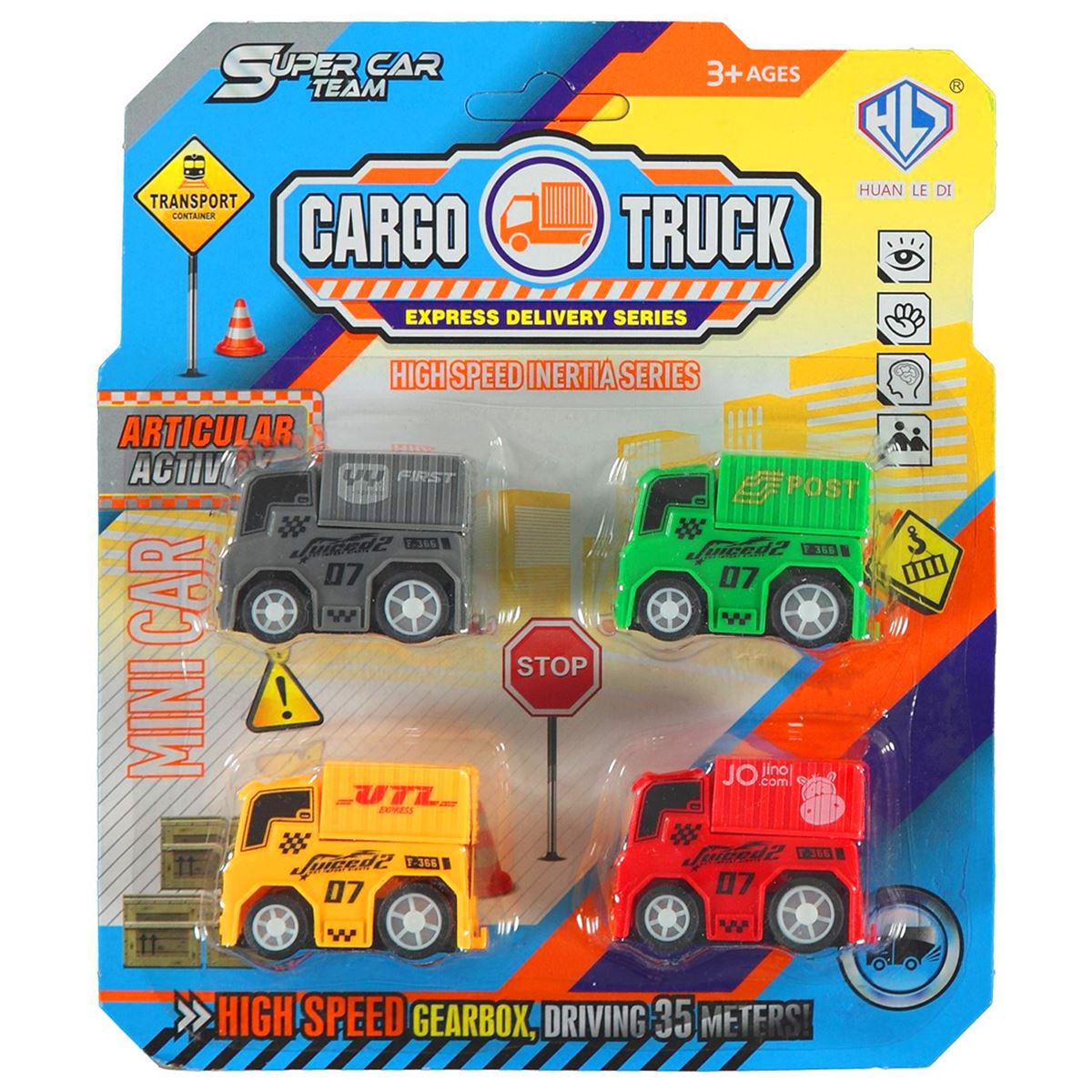 CANEM SÜRTMELİ KARGO ARAÇLARI 876E-51A 4 ARAÇ KARTELA 3+ 1