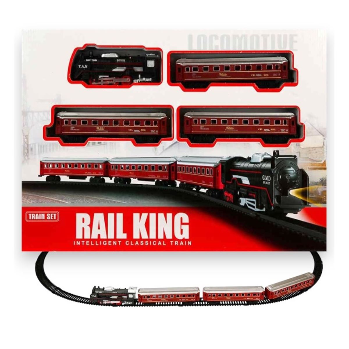 CANEM TREN SETİ CNM-39 RAİL KİNG PİLLİ 18 PARÇA 3+ 1