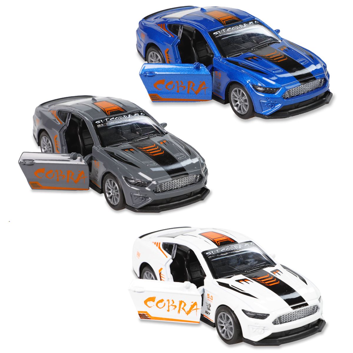 CANEM ÇEKBIRAK ARABA K174A13 METAL AÇILIR KAPI 1:32 3 RENK 12 Lİ 3+ 1