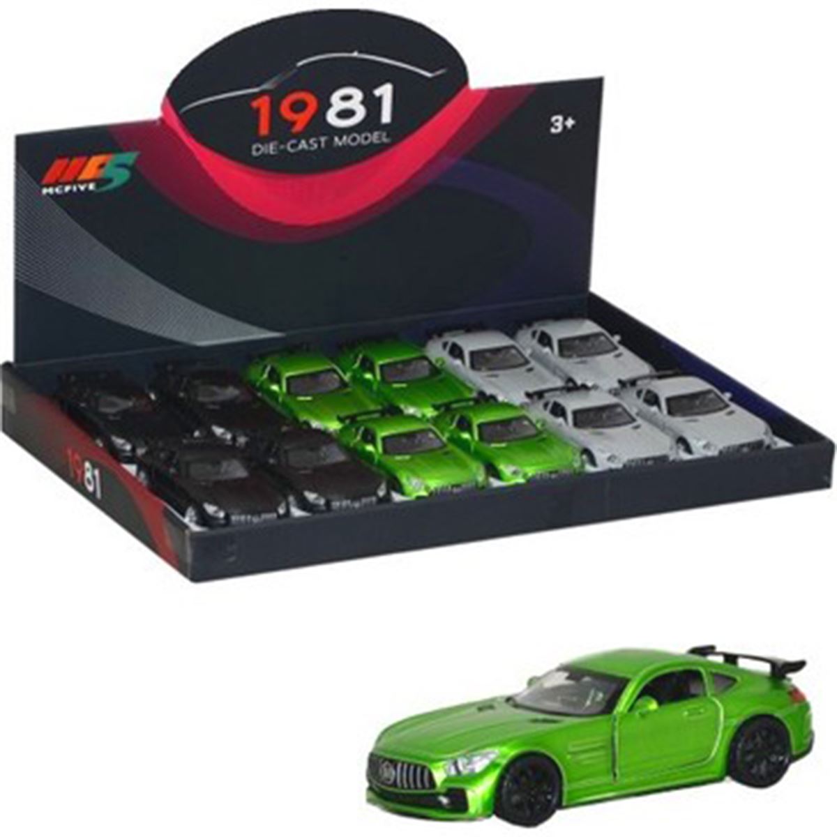 CANEM ÇEKBIRAK ARABA 6632-45M METAL AÇILIK KAPI SESLİ IŞIKLI 3 RENK 12 Lİ 3+ 1