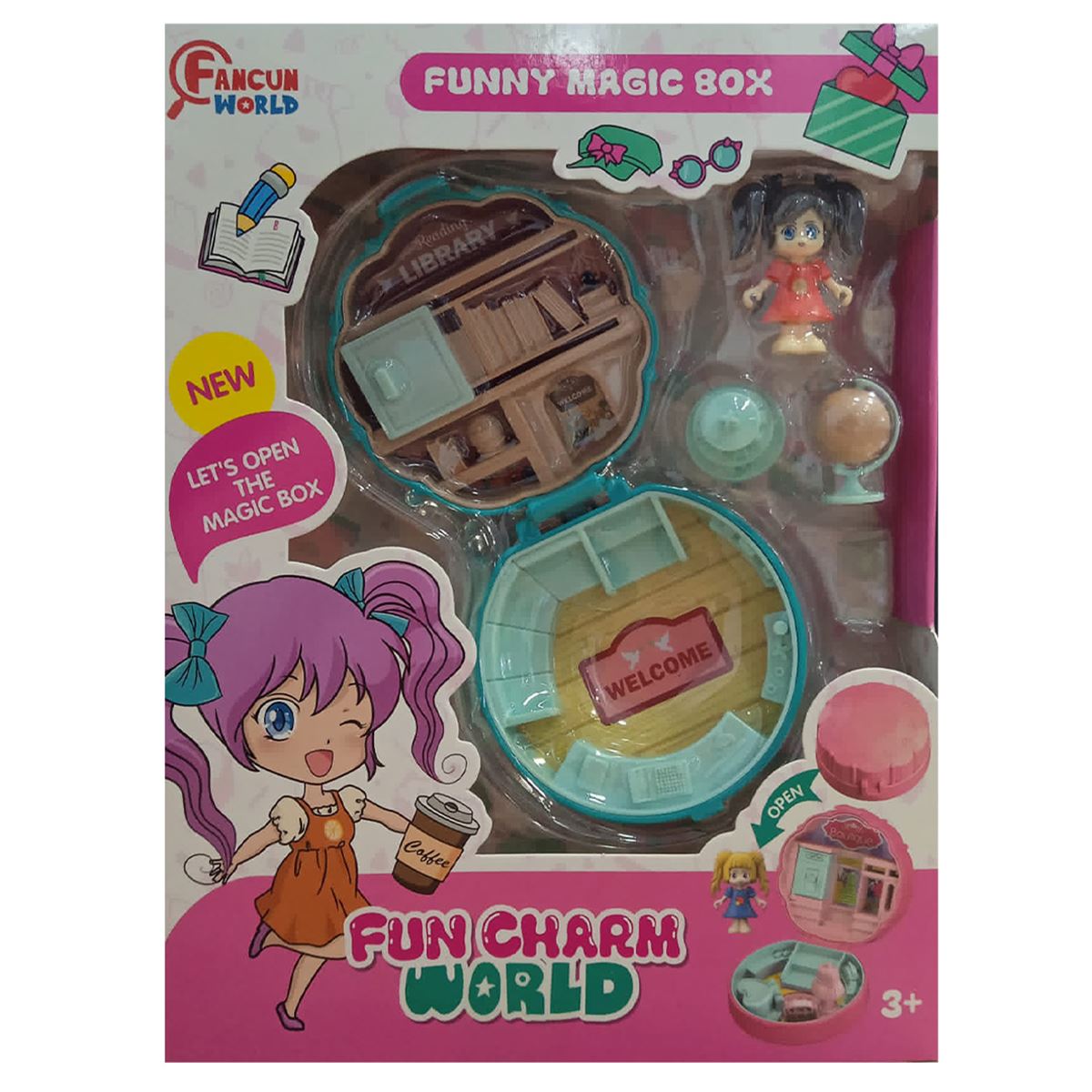 CANEM FUN CHARM WORLD SL32804 BEBEKLİ OYUN SETİ 3+ 1