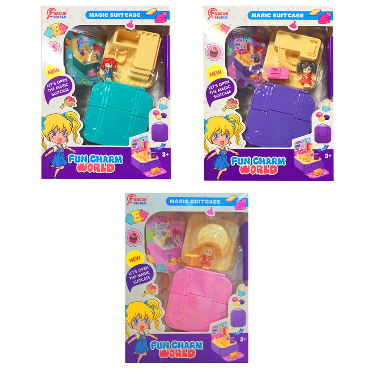 CANEM FUN CHARM WORLD SL32806 BEBEKLİ OYUN SETİ 3+ 1