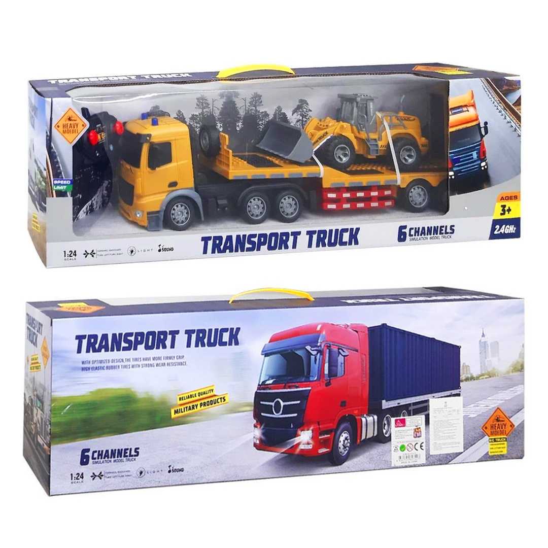 CANEM KUMANDALI TIR HT079 TRANSPORT TRUCK 6 CHANNELS 2.4GHZ SESLİ IŞIKLI ŞARJLI 1:24 3+ 1