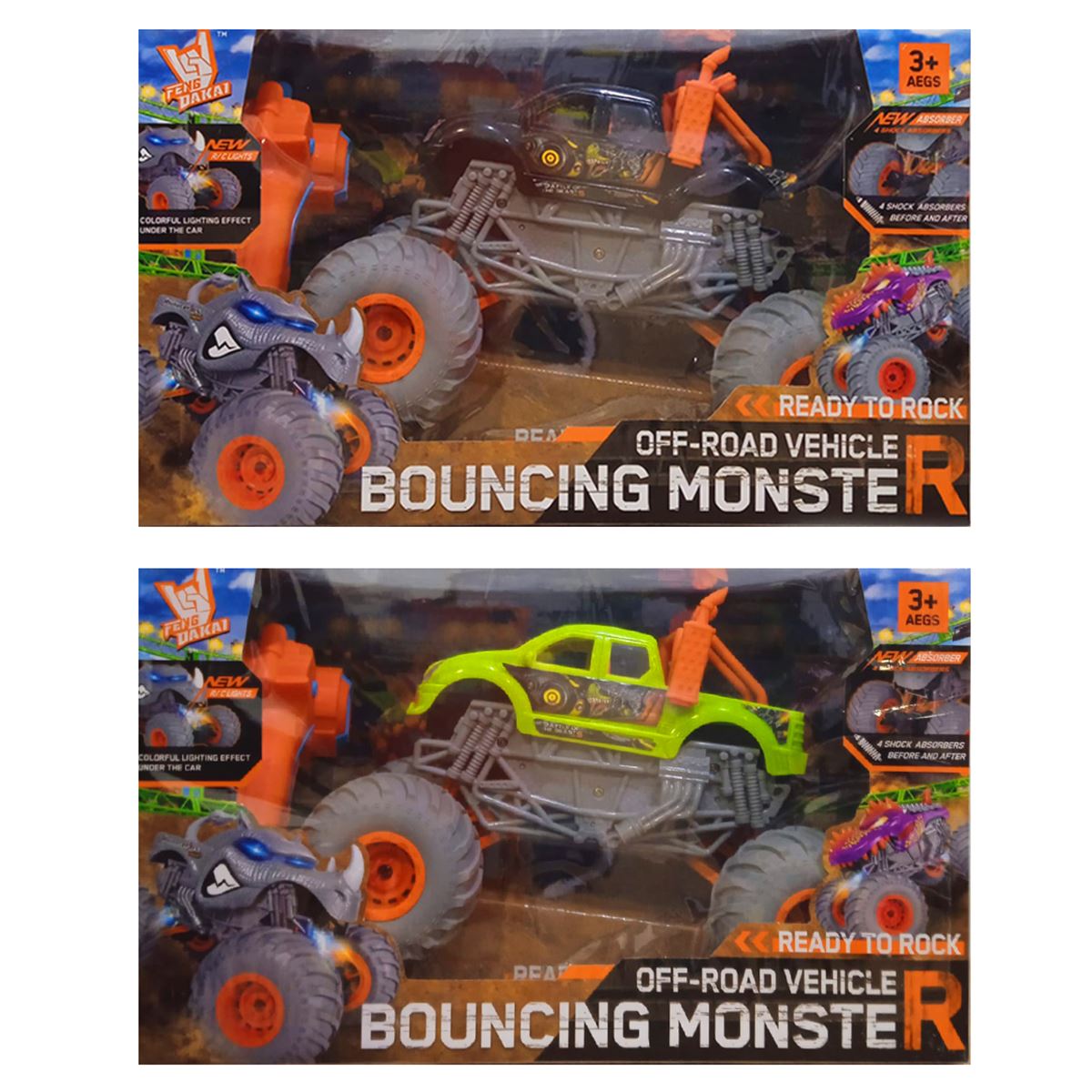 CANEM KUMANDALI JEEP K16-15 OFF ROAD MONSTER ŞARJLI 3+ 1