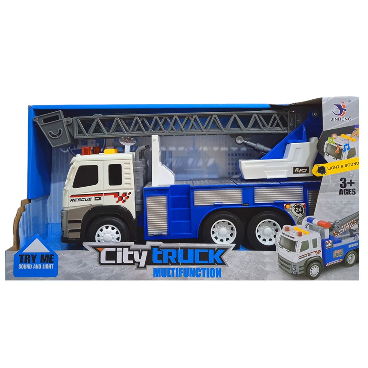 CANEM CİTY TRUCK MULTİFUNCTİON 1189-53-55-56 İŞ KAMYONLARI 1:12 SESLİ IŞIKLI 3+ 1