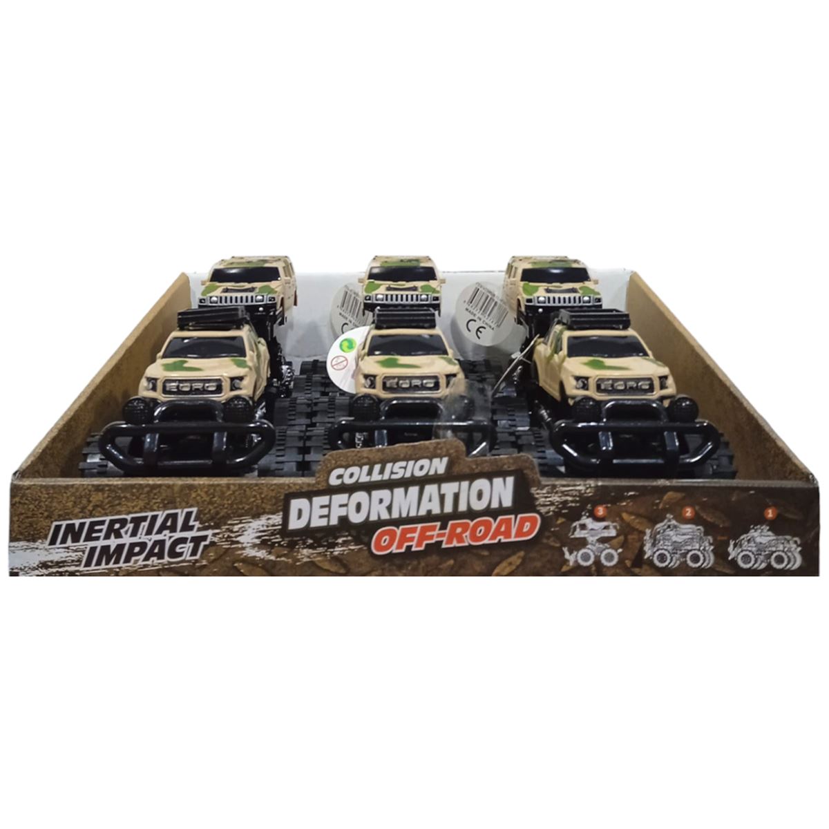 CANEM SÜRTMELİ ARABA HF568-13-15 OFF ROAD DEFORMATİON 2 MODEL 6 LI 3+ 1