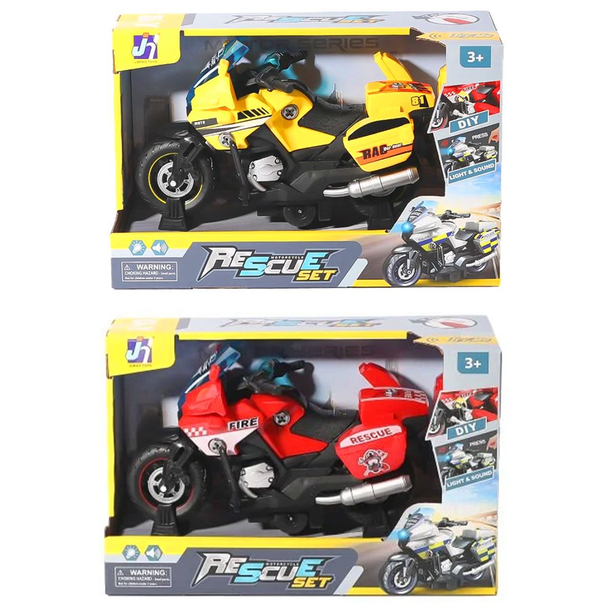 CANEM SÜRTMELİ MOTORSİKLET 8080A-2-4 SÖK TAK SESLİ IŞIKLI 3+ 1