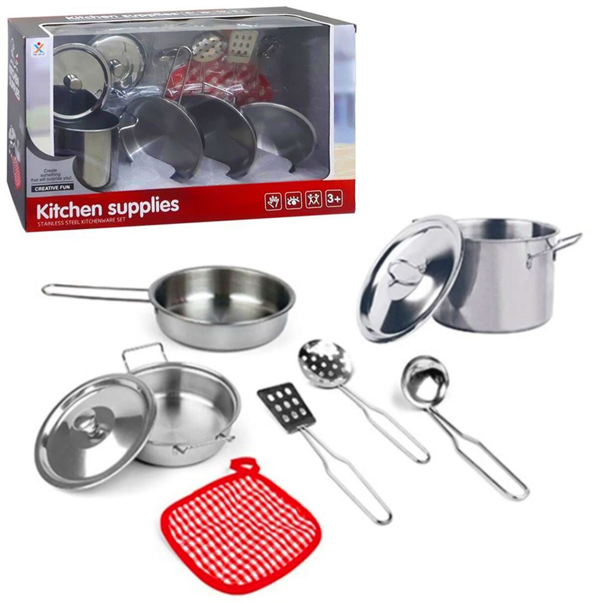 CANEM KİTCHEN SUPPLİES 988-C2 METAL MUTFAK SETİ 3+ 1
