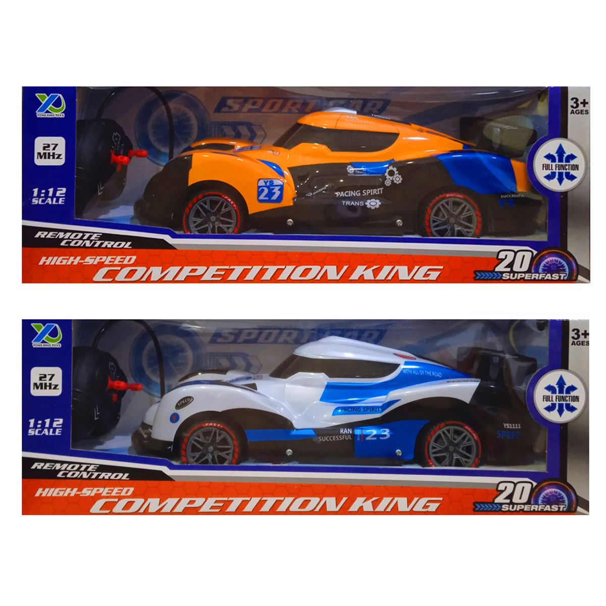 CANEM KUMANDALI AKROBAT ARABA YQ071-1A-2A COMPETİTİON KİNG FULL FONKSİYONLU ŞARJLI 1:12 3+ 1