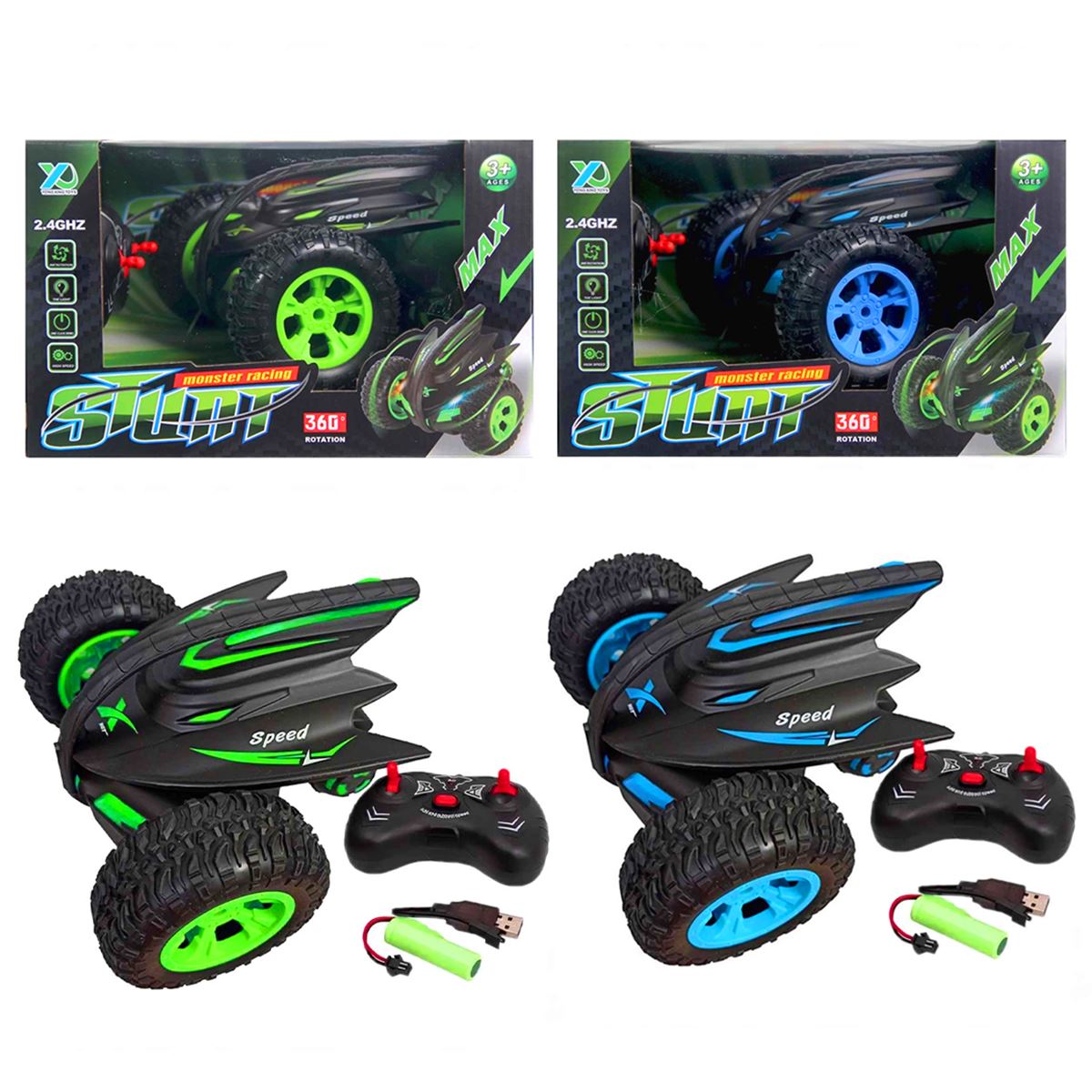 CANEM AKROBATİK ARABA YQ028-3 ŞARJLI 2.4GHZ IŞIKLI 3+ 1