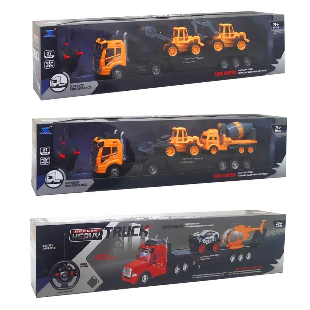 CANEM TRUCK KUMANDALI ARABA TAŞIYAN TIR 710 R/C 27MHZ IŞIKLI ŞARJLI 3+ 1