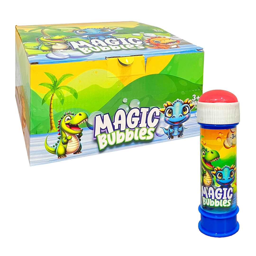 MAGİC BUBBLES DİNO OZA.62024 KÖPÜK BALONCUK DİNOZOR 36 LI 3+ 1