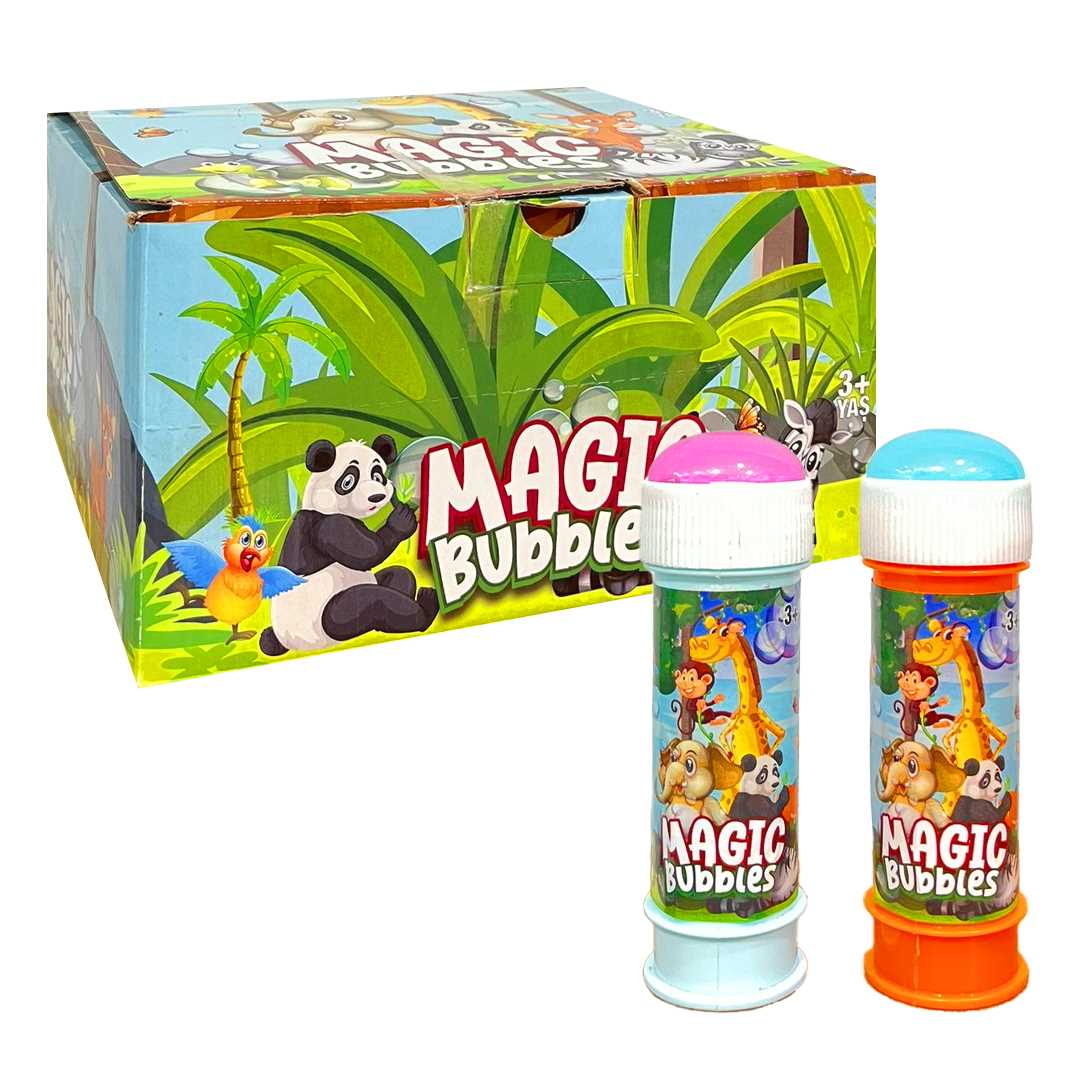 MAGİC BUBBLES SAFARİ OZA.62026 KÖPÜK BALONCUK SAFARİ 36 LI 3+ 1