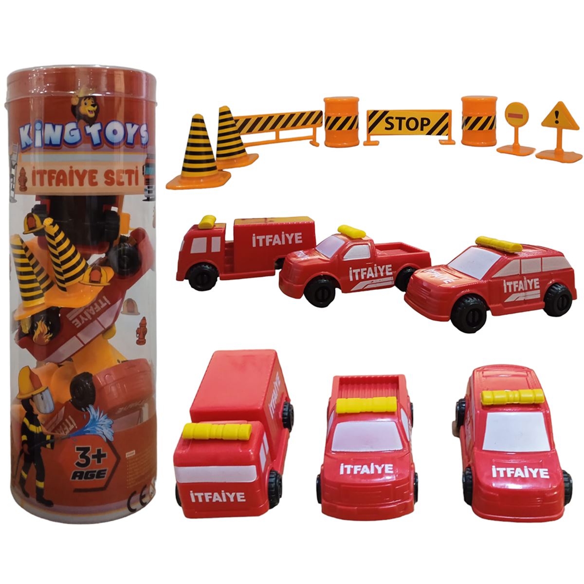 KİNG TOYS İTFAİYE SETİ LAL1130 12 Lİ 3+ 1