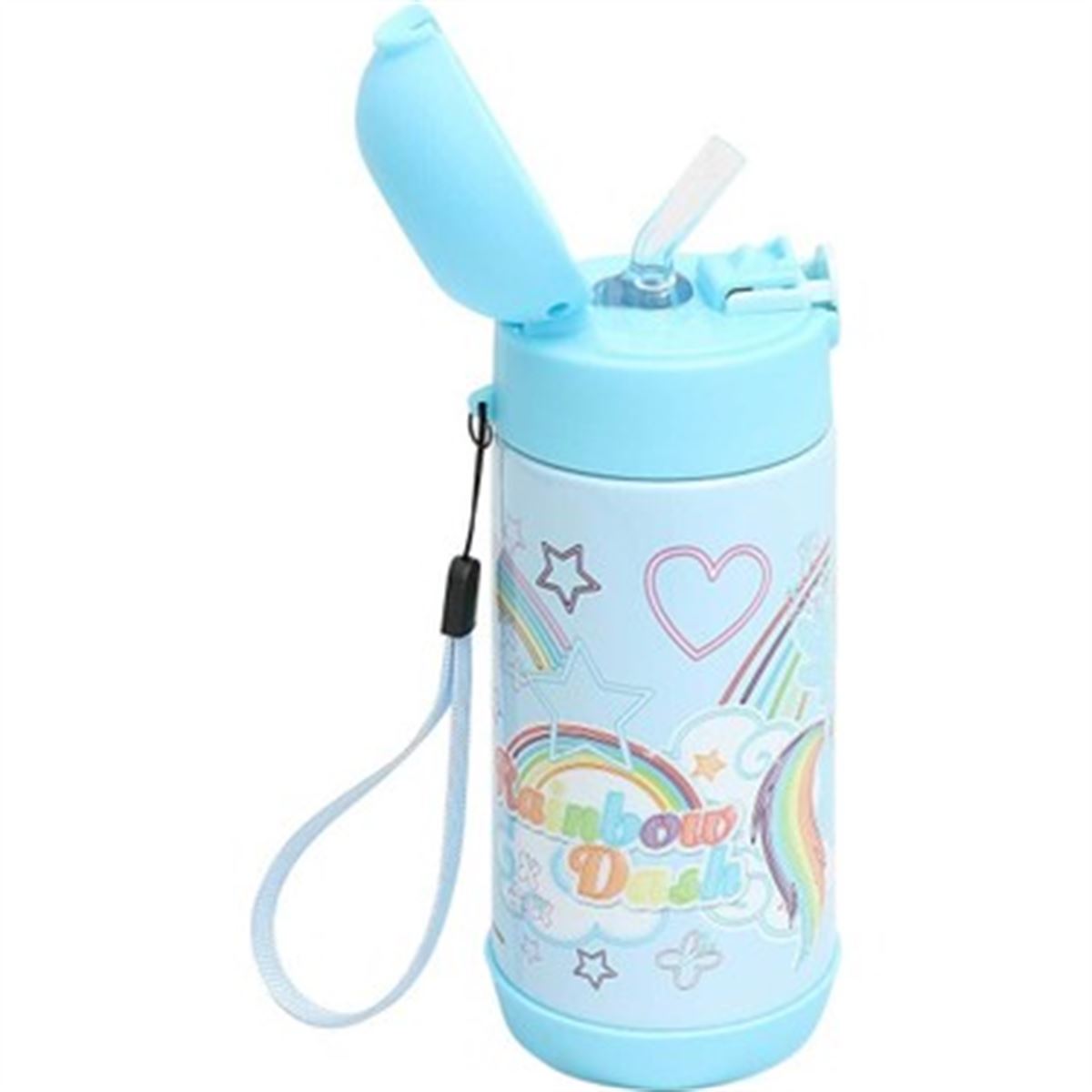 MY LİTTLE PONNY MATARA ÇELİK 23633 OTT44068 MAVİ PİPETLİ 500 ML 1