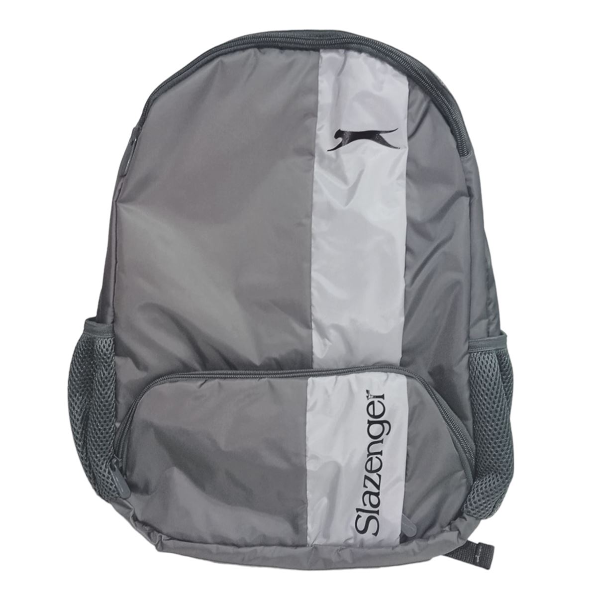 SLAZENGER OKUL ÇANTASI 24014 GRİ ŞERİT DETAY ÜÇ BÖLMELİ 1