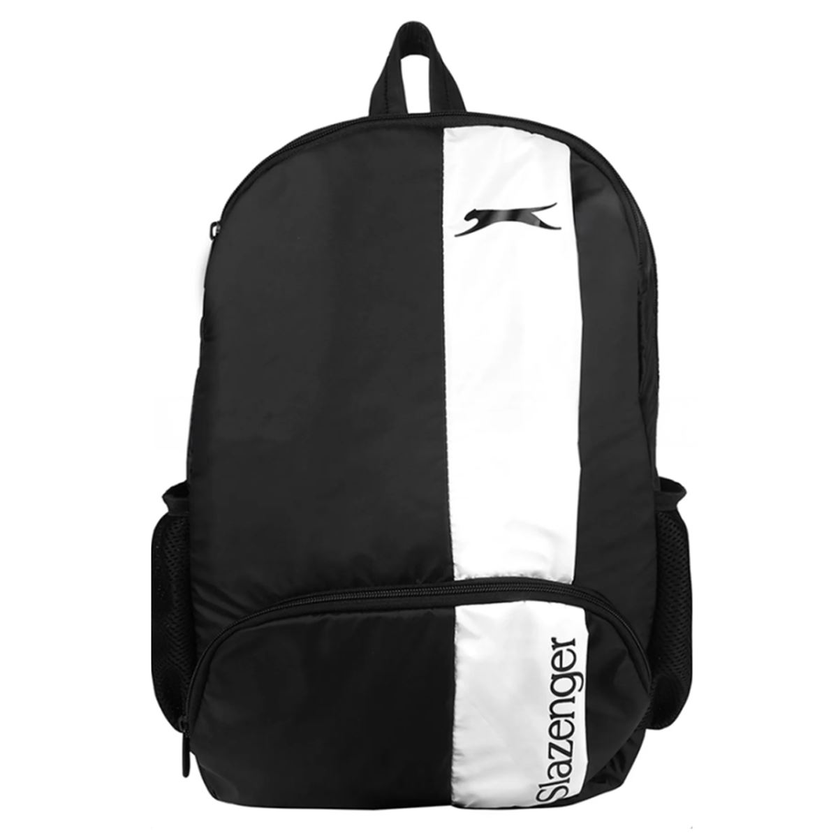SLAZENGER OKUL ÇANTASI 24016 SİYAH GRİ ŞERİT DETAY ÜÇ BÖLMELİ 1