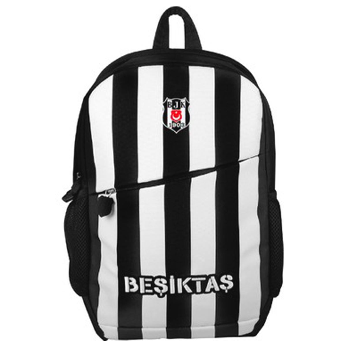 BEŞİKTAŞ OKUL ÇANTASI 24356 ÇUBUKLU ÜÇ BÖLMELİ 1