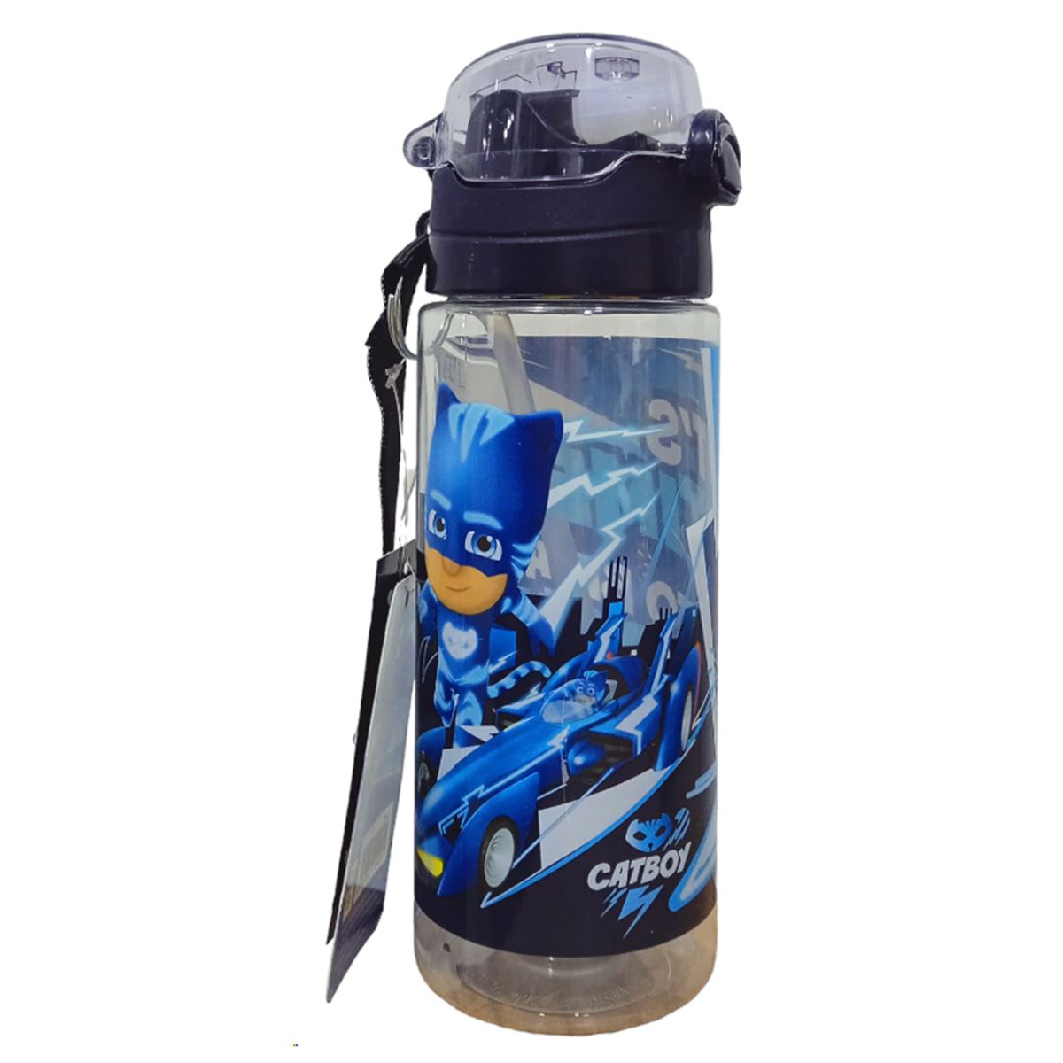 PJ MASK MATARA PLASTİK 24421 PİPETLİ 500 ML 1