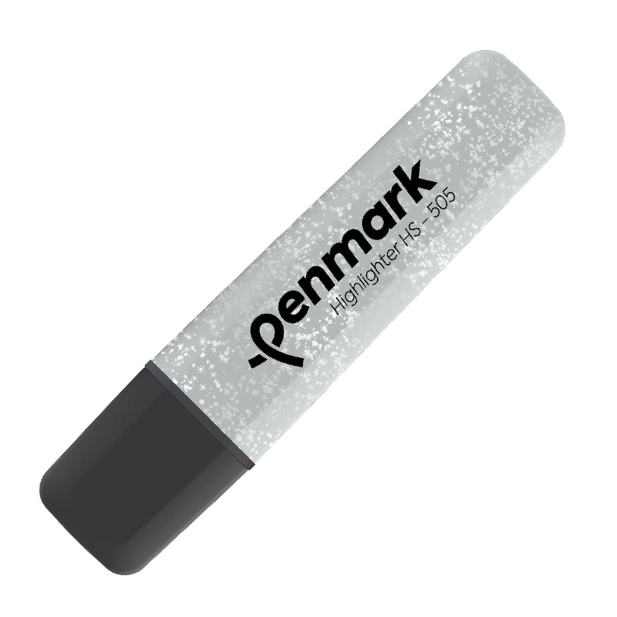 PENMARK FOSFORLU KALEM METALİK SİMLİ GÜMÜŞ 10 LU HS-505-18 1