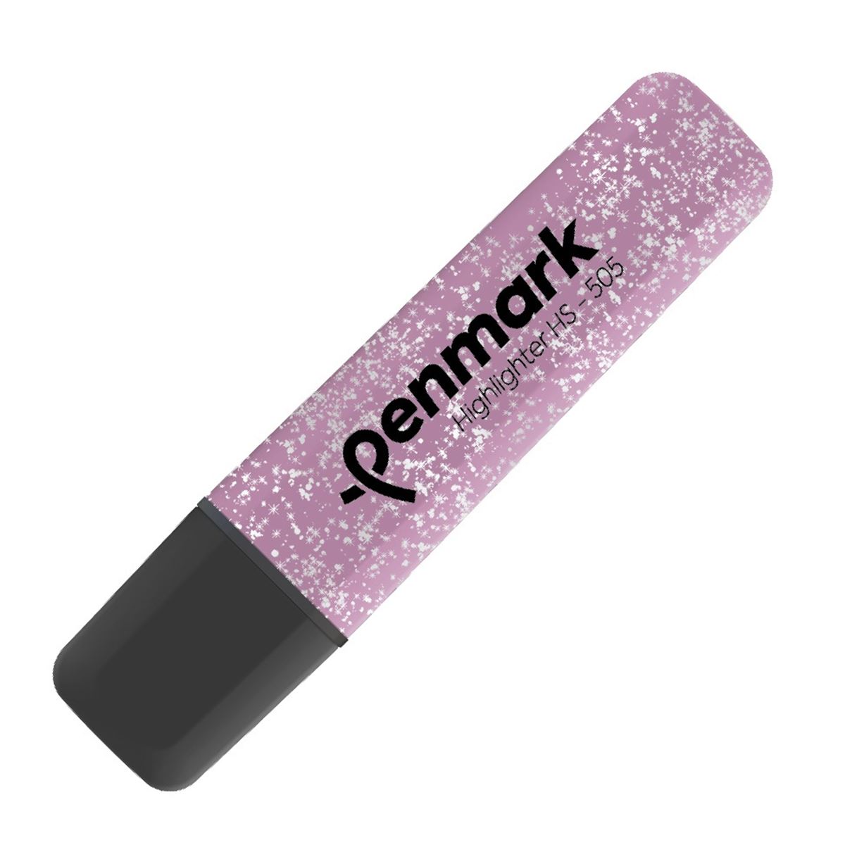 PENMARK FOSFORLU KALEM METALİK SİMLİ GÜL PEMBE 10 LU HS-505-15 1