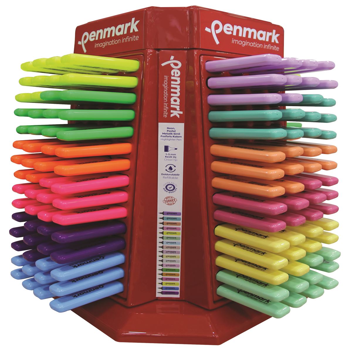 PENMARK FOSFORLU KALEM 480 Lİ STAND HS 505 1