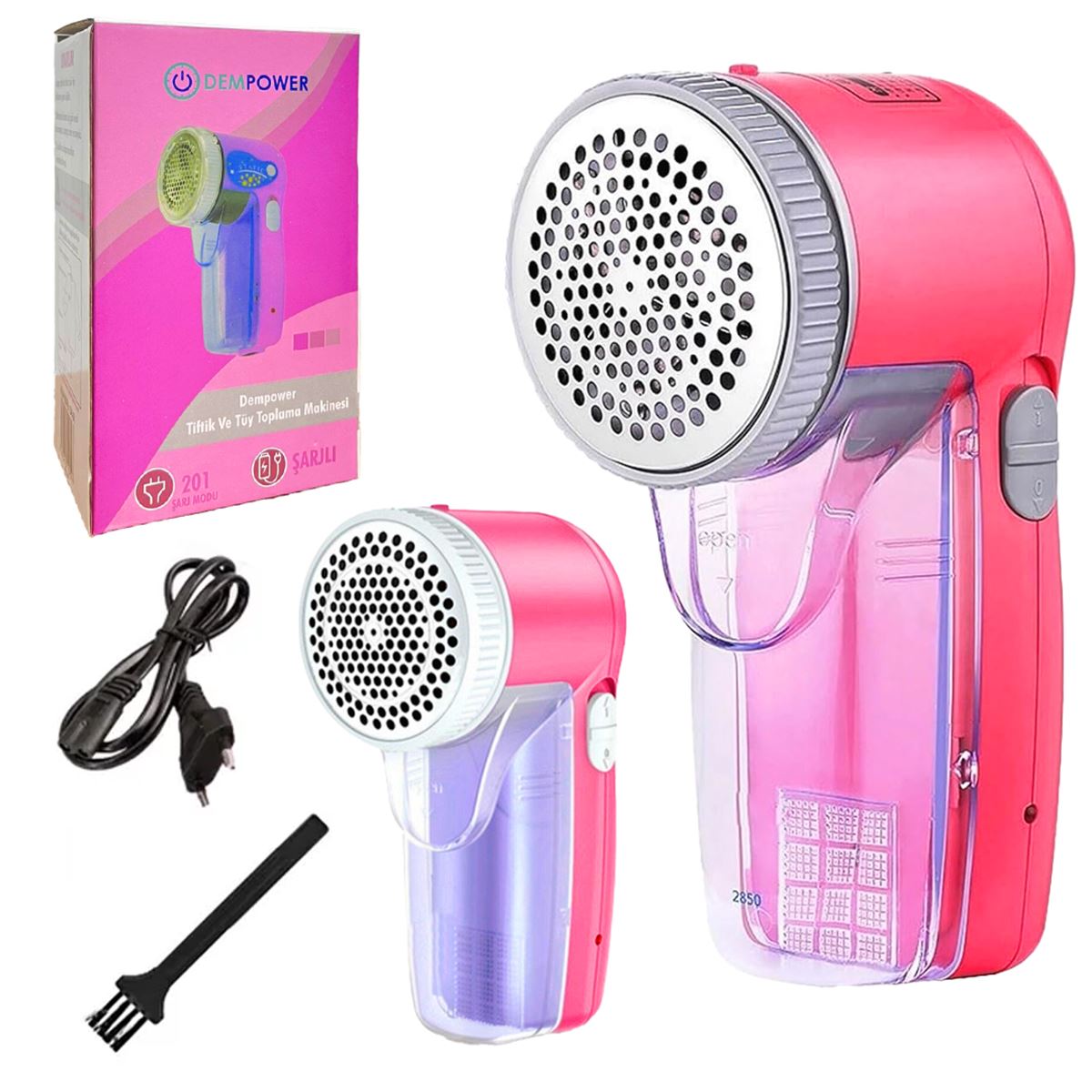 DEMPOWER TÜY TOPLAMA MAKİNESİ DP-01 ŞARJLI 1