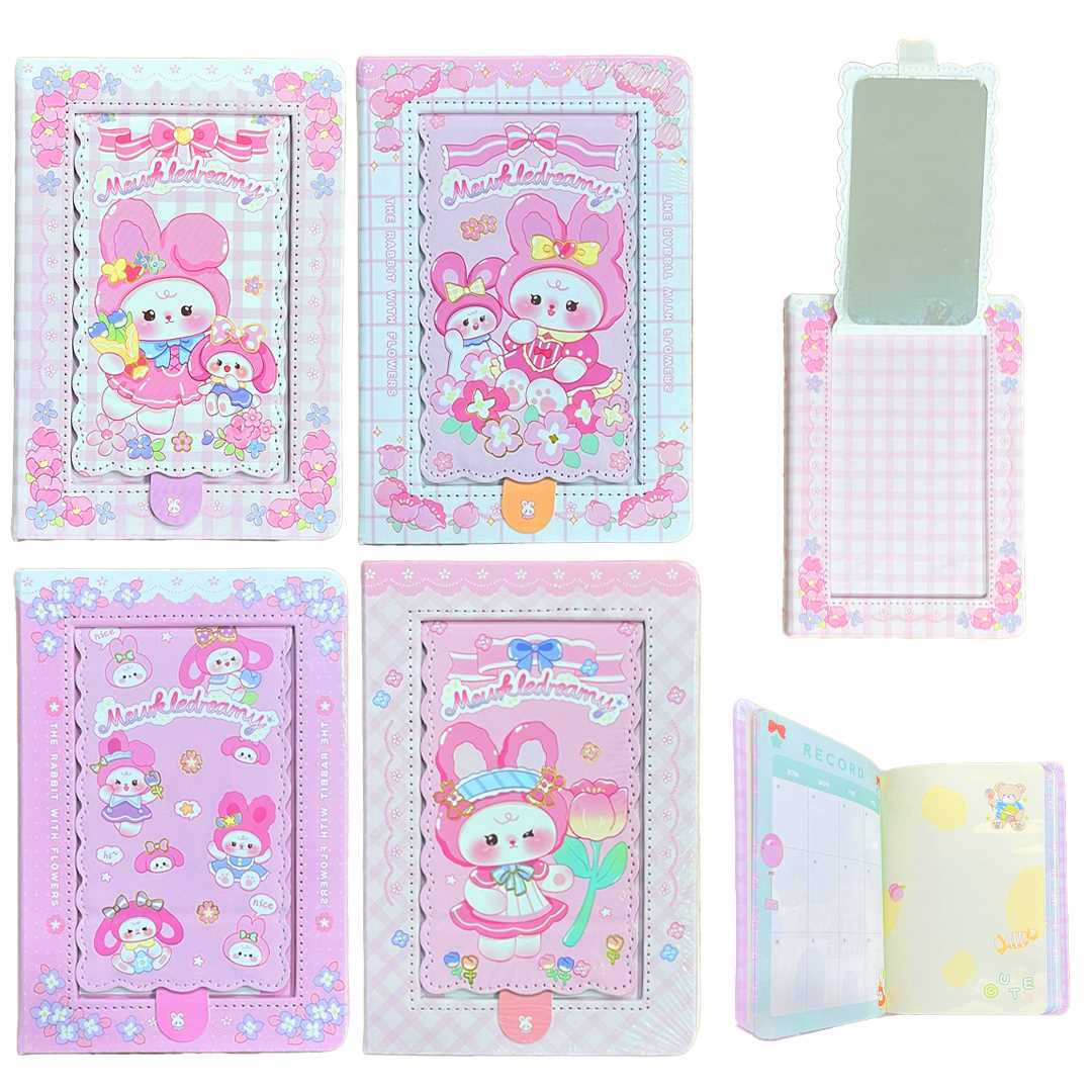 BAM DEFTER 12.5x18.5 DİKİŞLİ AYNALI KAPAK SEVİMLİ TAVŞAN 12 Lİ SC-5-2 1