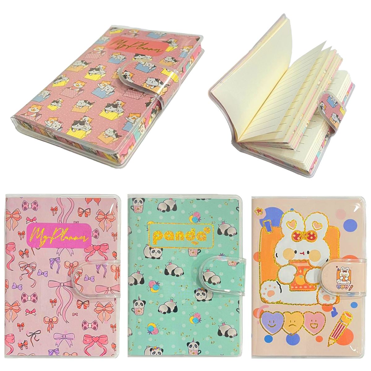 BAM NOT DEFTERİ 1402-1403 7.5x10.5 MOTTOLU DİKİŞLİ PP CIRT KAPAK ÇİZGİLİ 20 Lİ 1