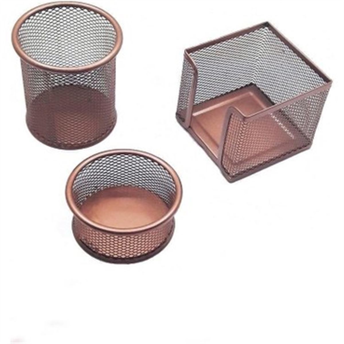 DRT MASA OFİS SETİ FİLE 3 LÜ DÖVME BAKIR 414 1