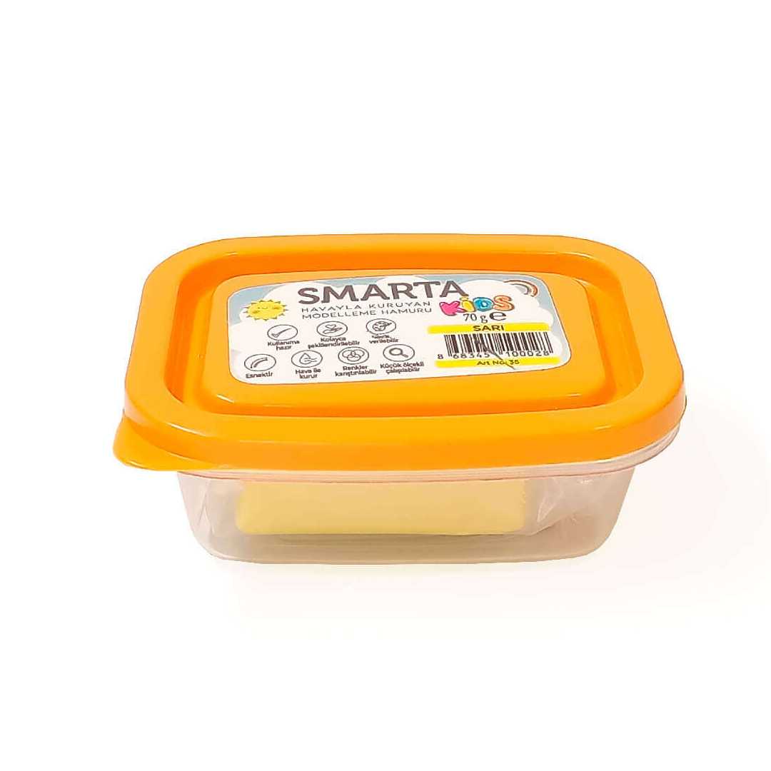 SMARTA KİDS MODELLEME HAMURU HAVAYLA KURUYAN 35 SARI 70 GR 30000035 1