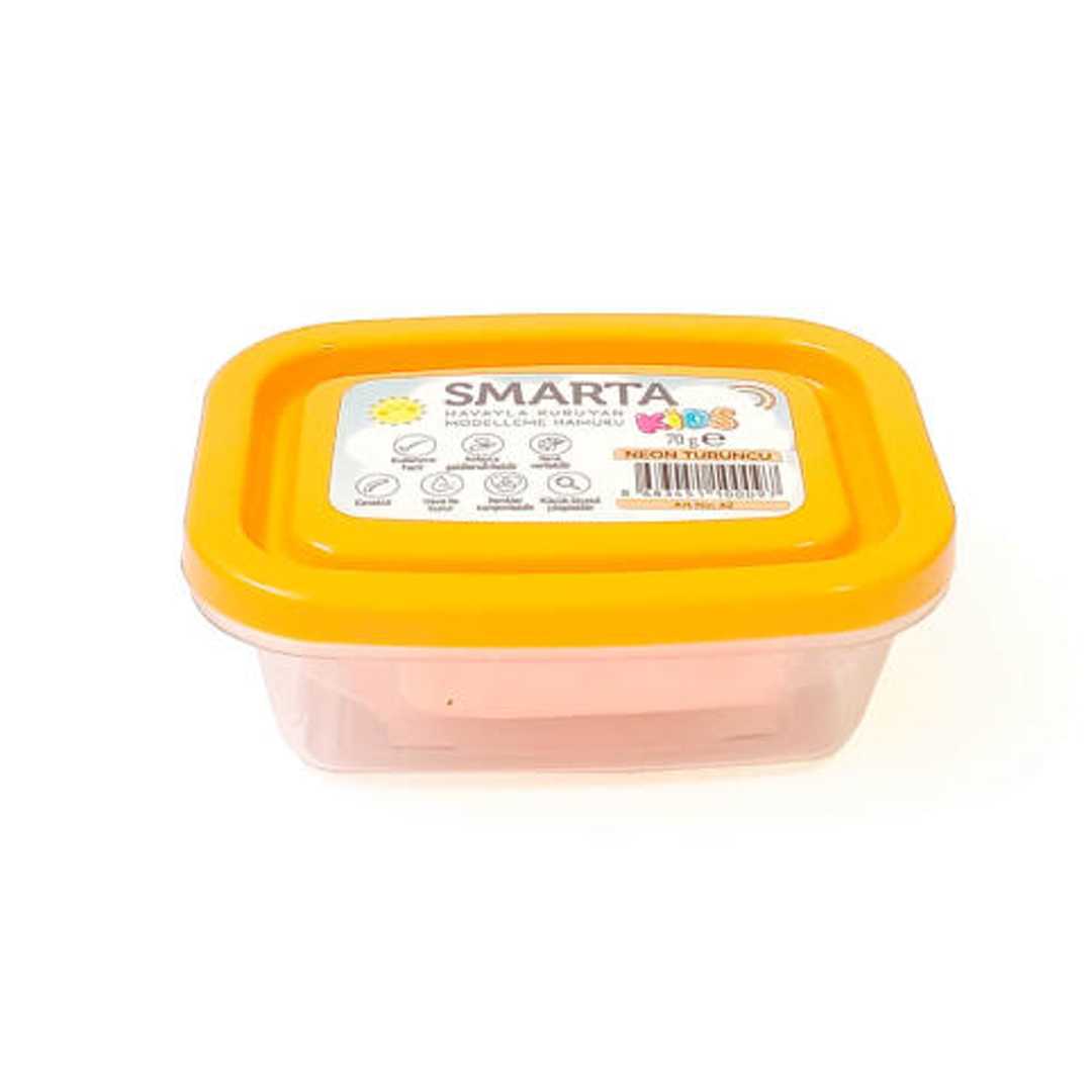 SMARTA KİDS MODELLEME HAMURU HAVAYLA KURUYAN 42 NEON TURUNCU 70 GR 30000042 1