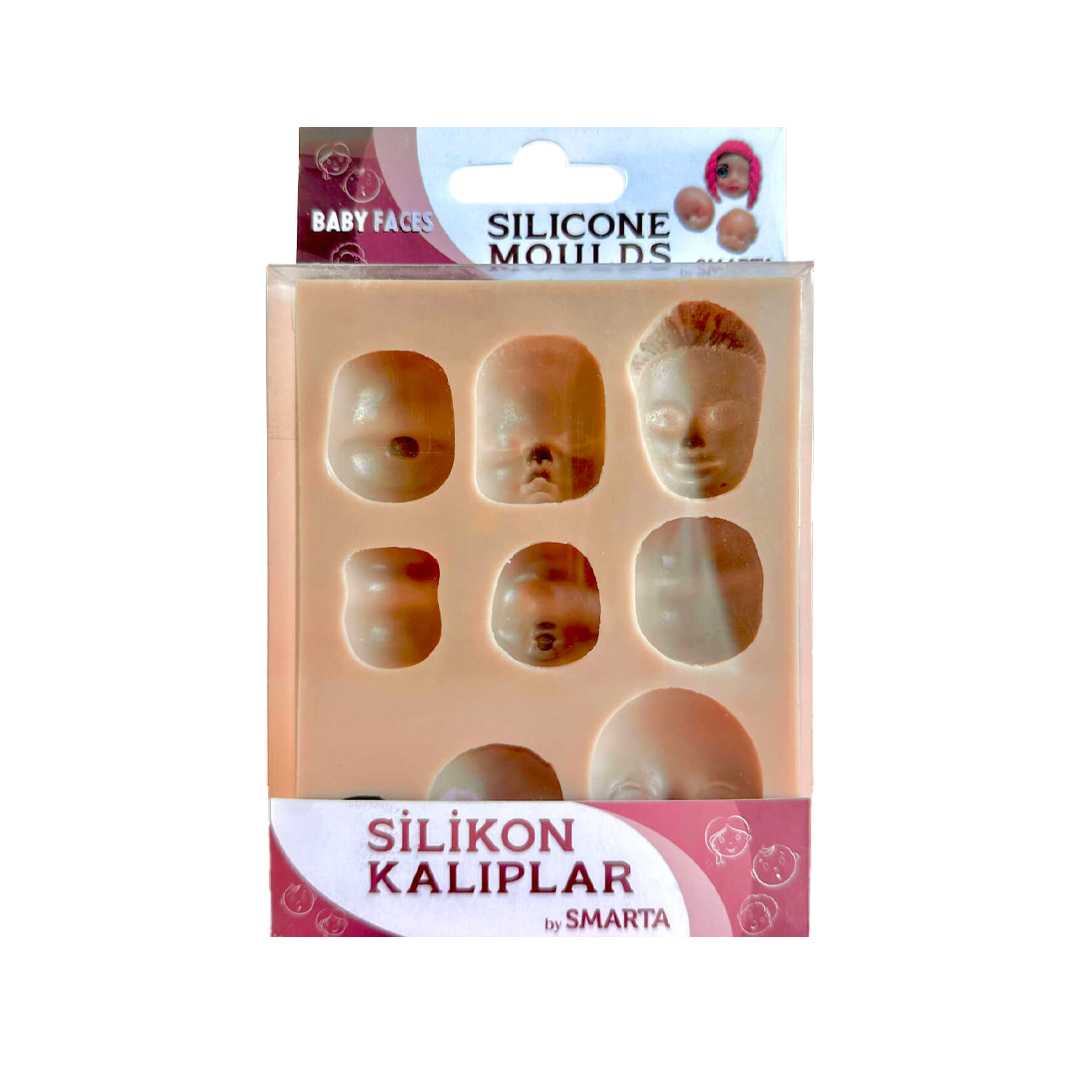 SMARTA SİLİKON KALIP SK1013019 BEBEK YÜZLERİ 1