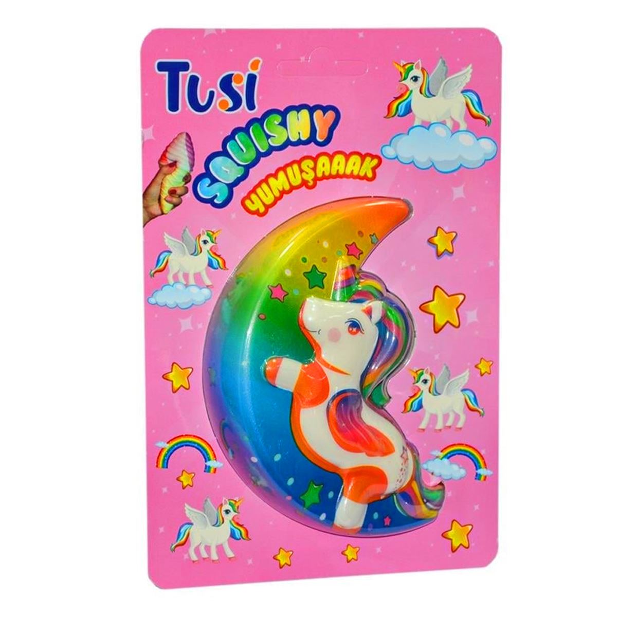 TUSİ SQUİSHY KÖPÜK OYUNCAK AY UNİCORN 3+ 1