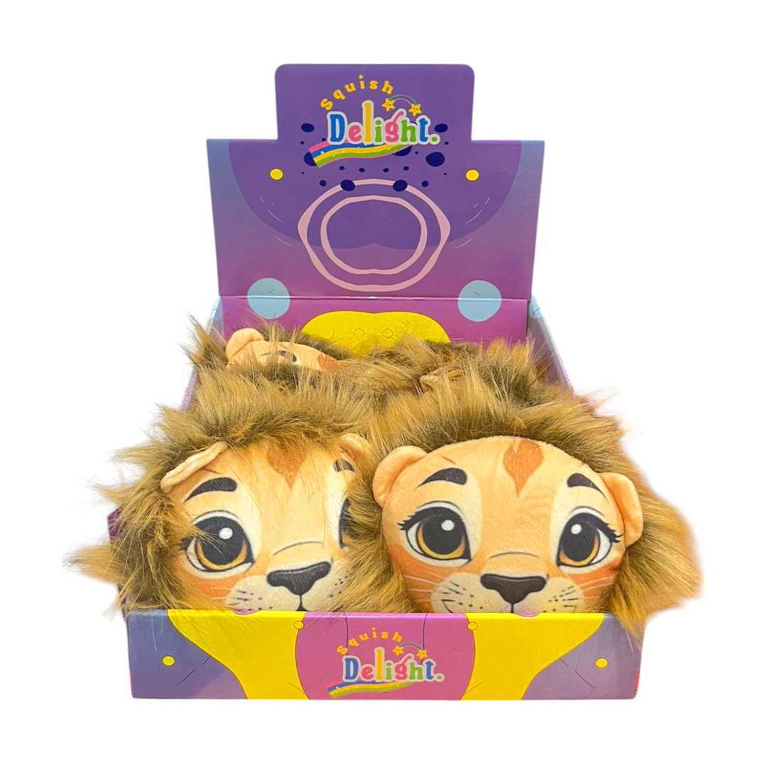 2C SQUİSH DELİGHT KÖPÜK OYUNCAK ASLAN 13 CM 6 LI 1