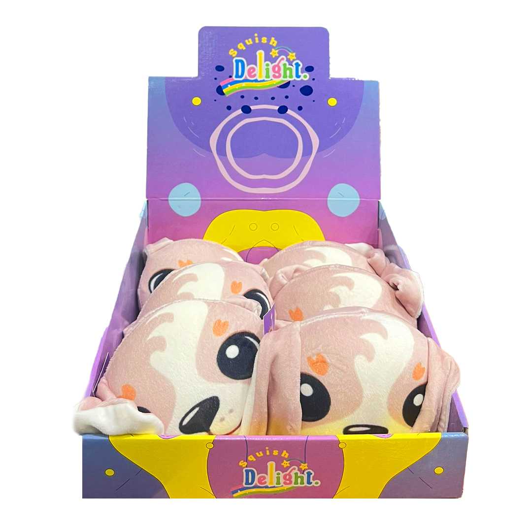 2C SQUİSH DELİGHT KÖPÜK OYUNCAK KÖPEK 13 CM 6 LI 1