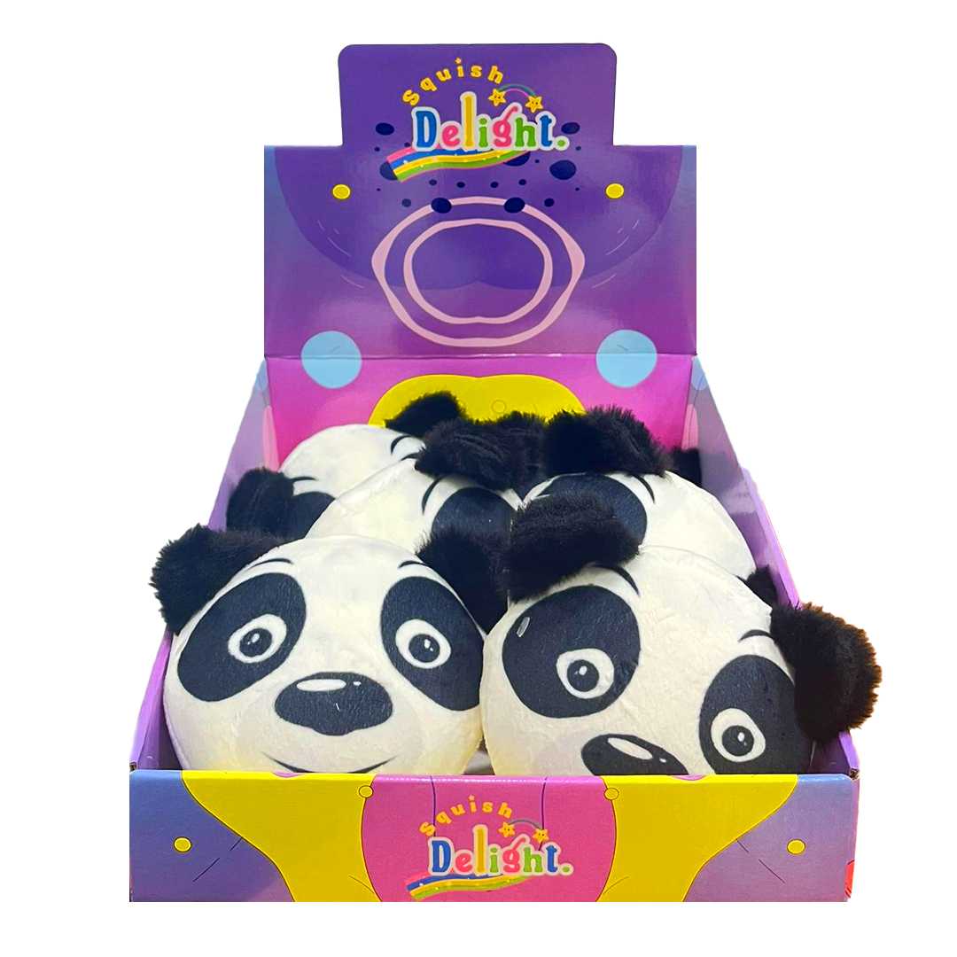 2C SQUİSH DELİGHT KÖPÜK OYUNCAK PANDA 13 CM 6 LI 1