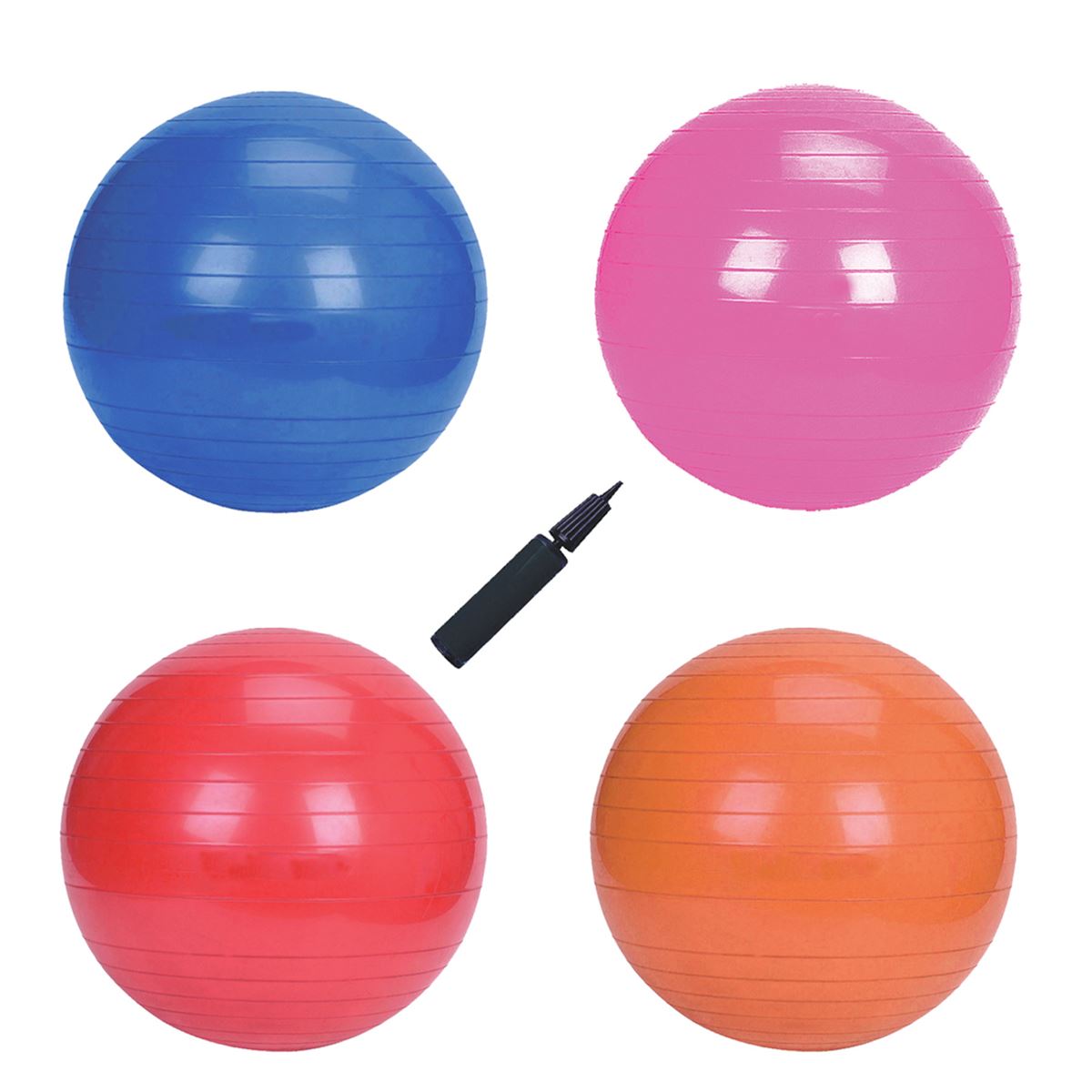 CAN SPORT PİLATES TOPU CSY-65 POMPA HEDİYELİ 65 CM 1