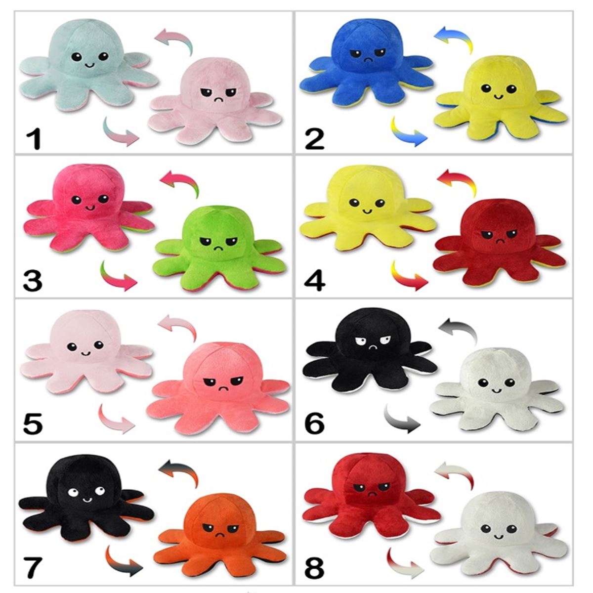 HALLEY PELÜŞ PL62056 AHTAPOT ÇİFT YÜZLÜ 45 CM 1