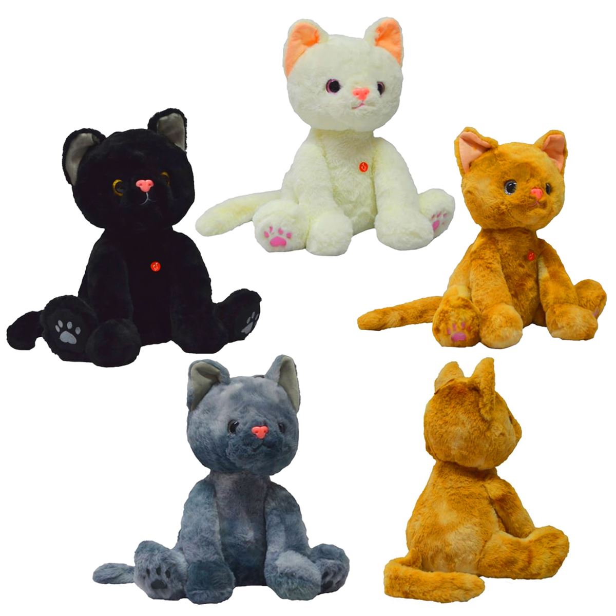 HALLEY PELÜŞ PL62302 KEDİ 25 CM 1