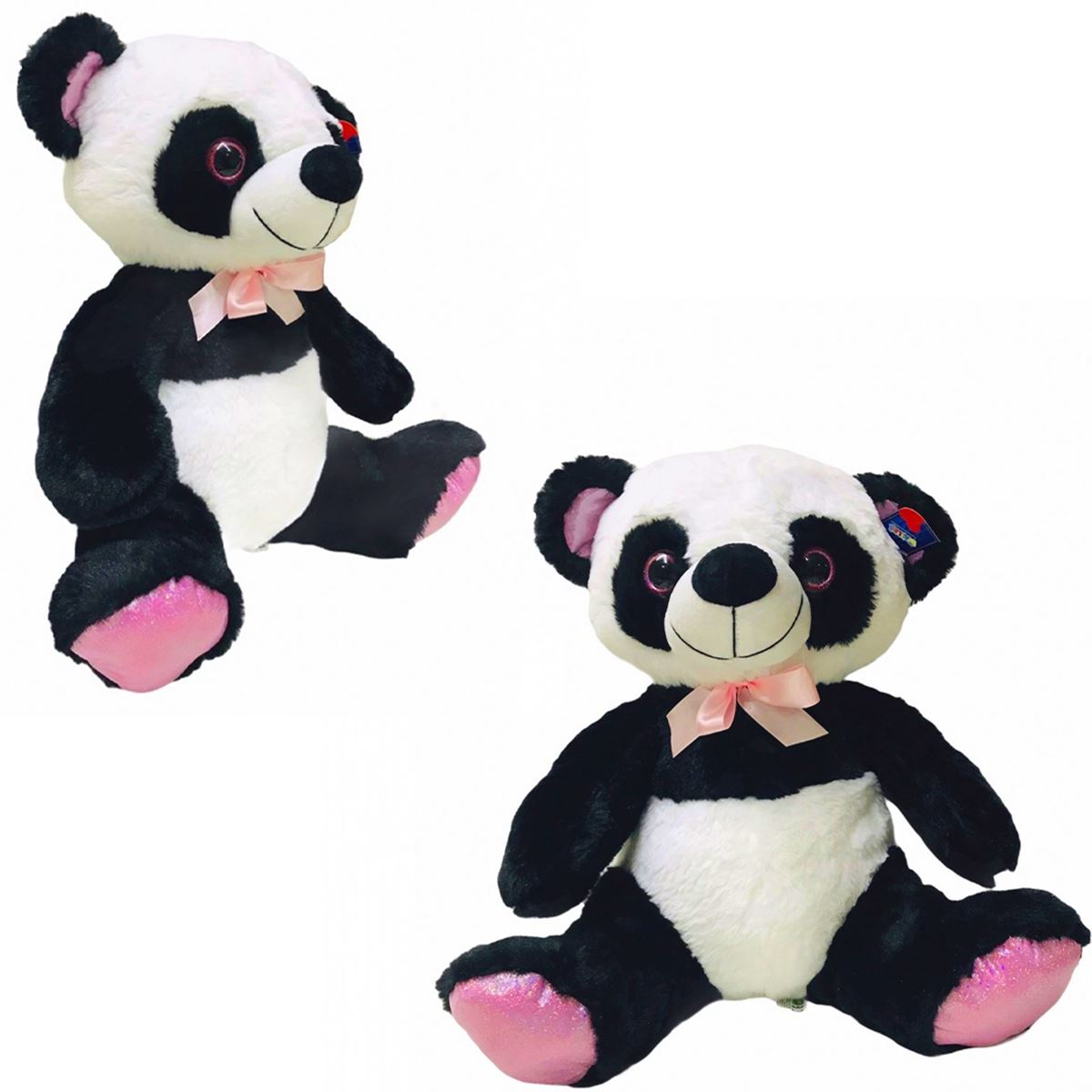 HALLEY PELÜŞ PL62314 PARLAK İRİ GÖZLÜ PANDA 45 CM 1