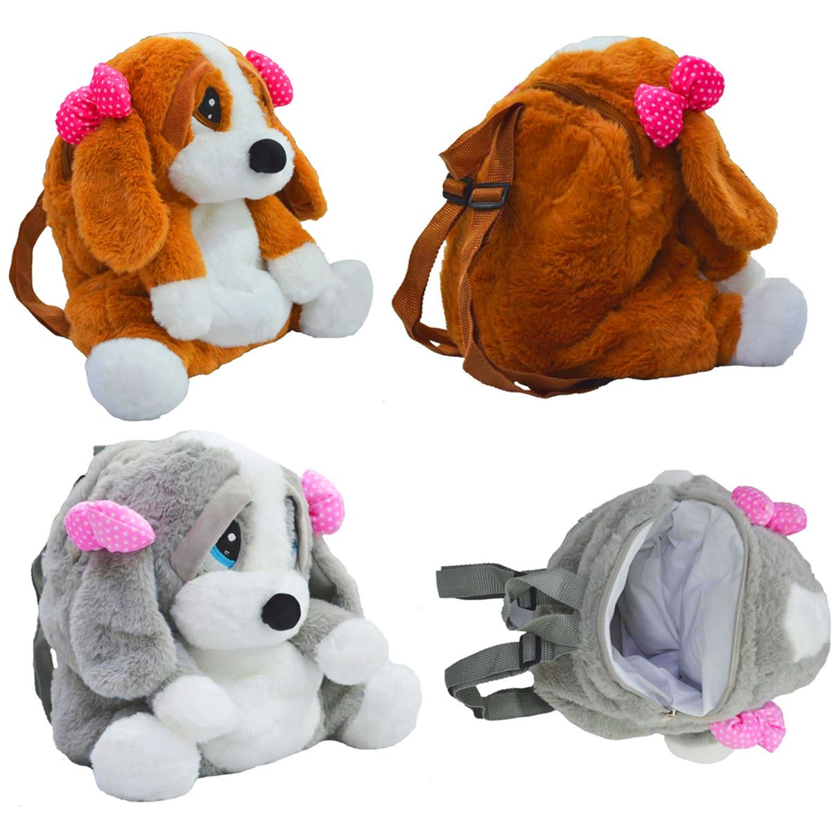 HALLEY PELÜŞ SIRT ÇANTASI PL62328 ÜZGÜN KÖPEK 26 CM 1