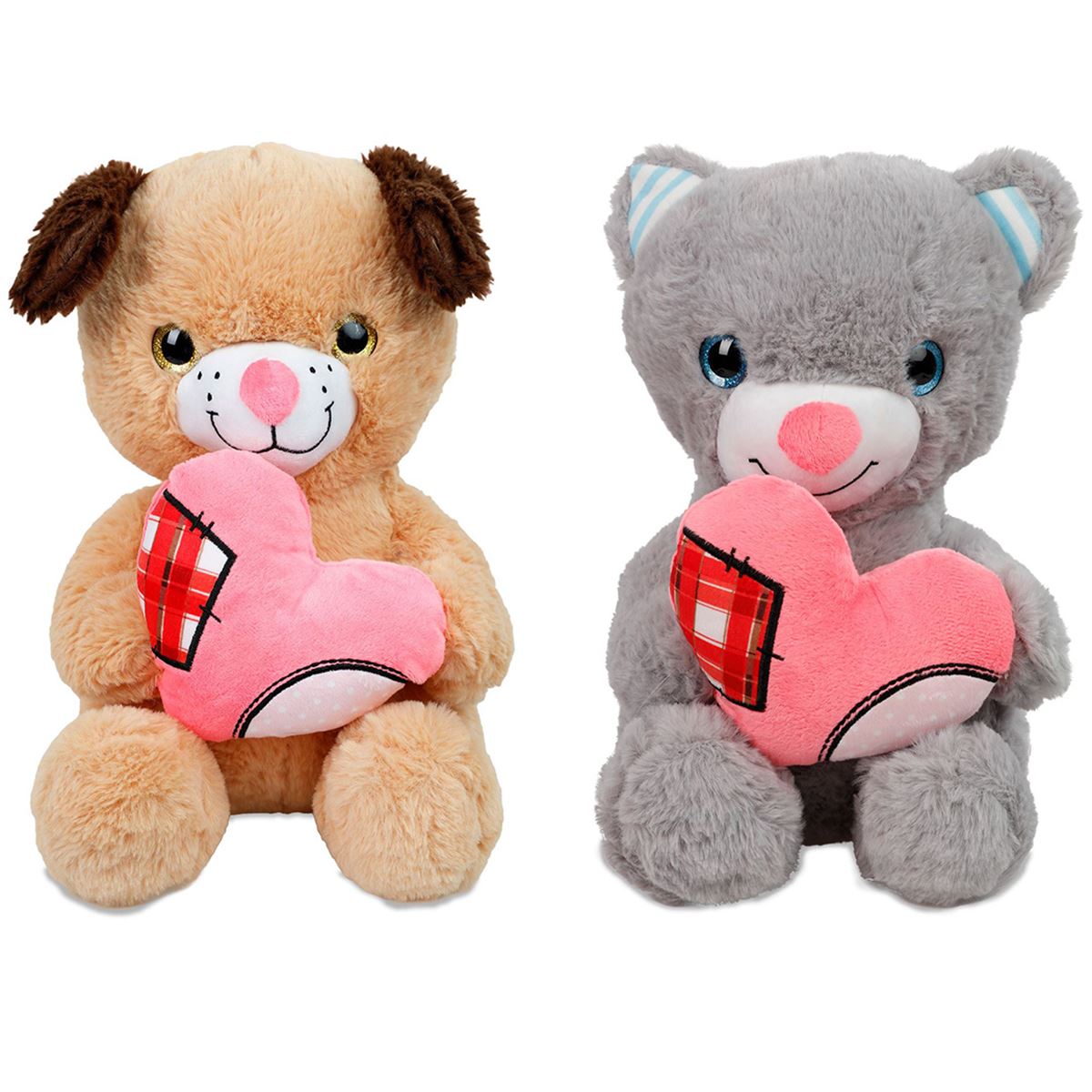 HALLEY PELÜŞ PL62560 PEMBE BURUNLU HAYVANLAR 35 CM 1